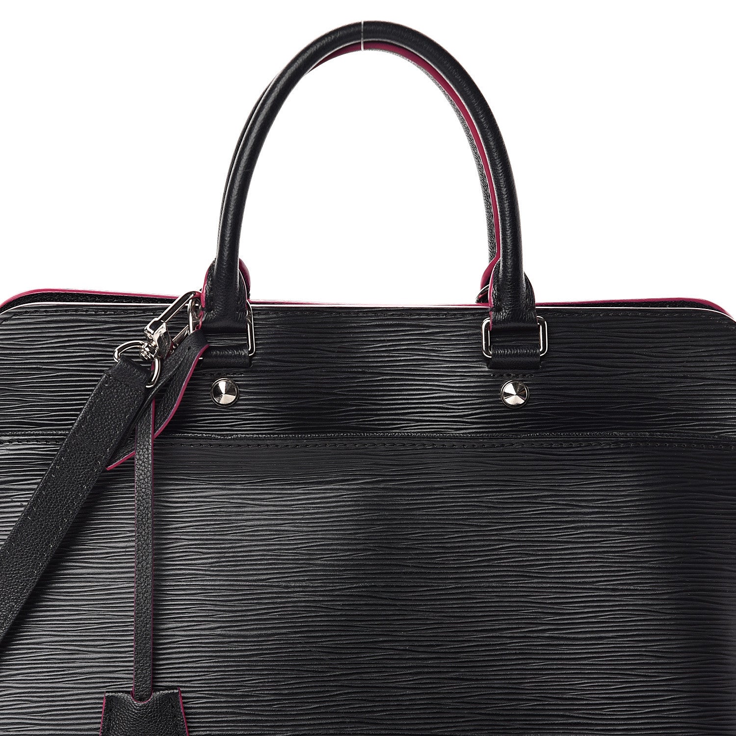 Louis Vuitton Epi Vaneau GM Black Hot Pink 6 of 8