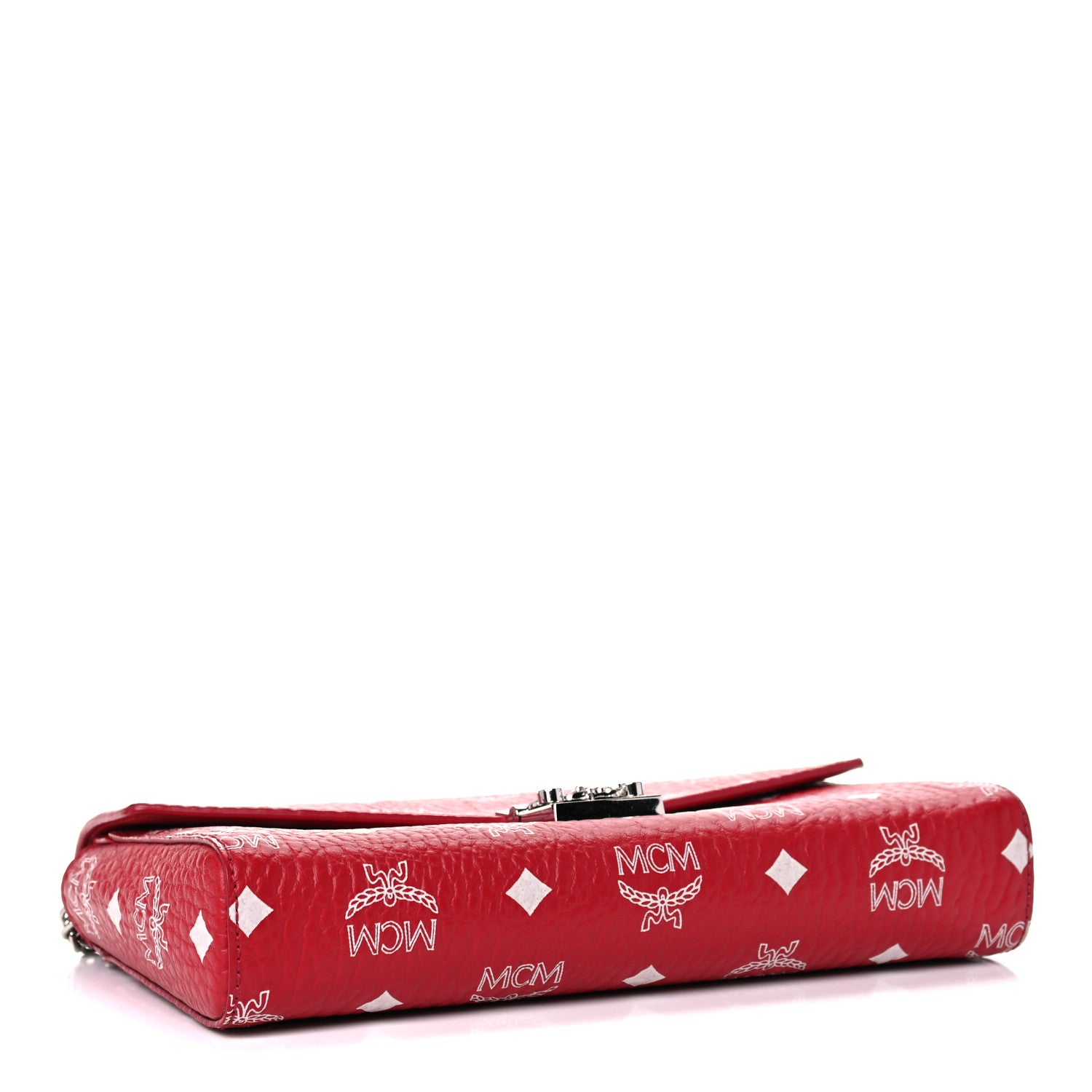 MCM Visetos Patricia Wallet On Chain Red 5 of 13