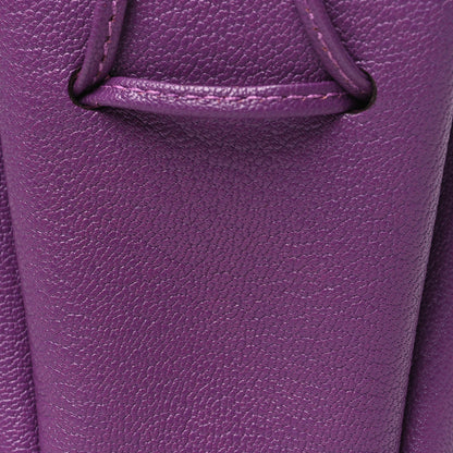 Hermes Chevre Mysore Vespa Pouch Cyclamen 8 of 12