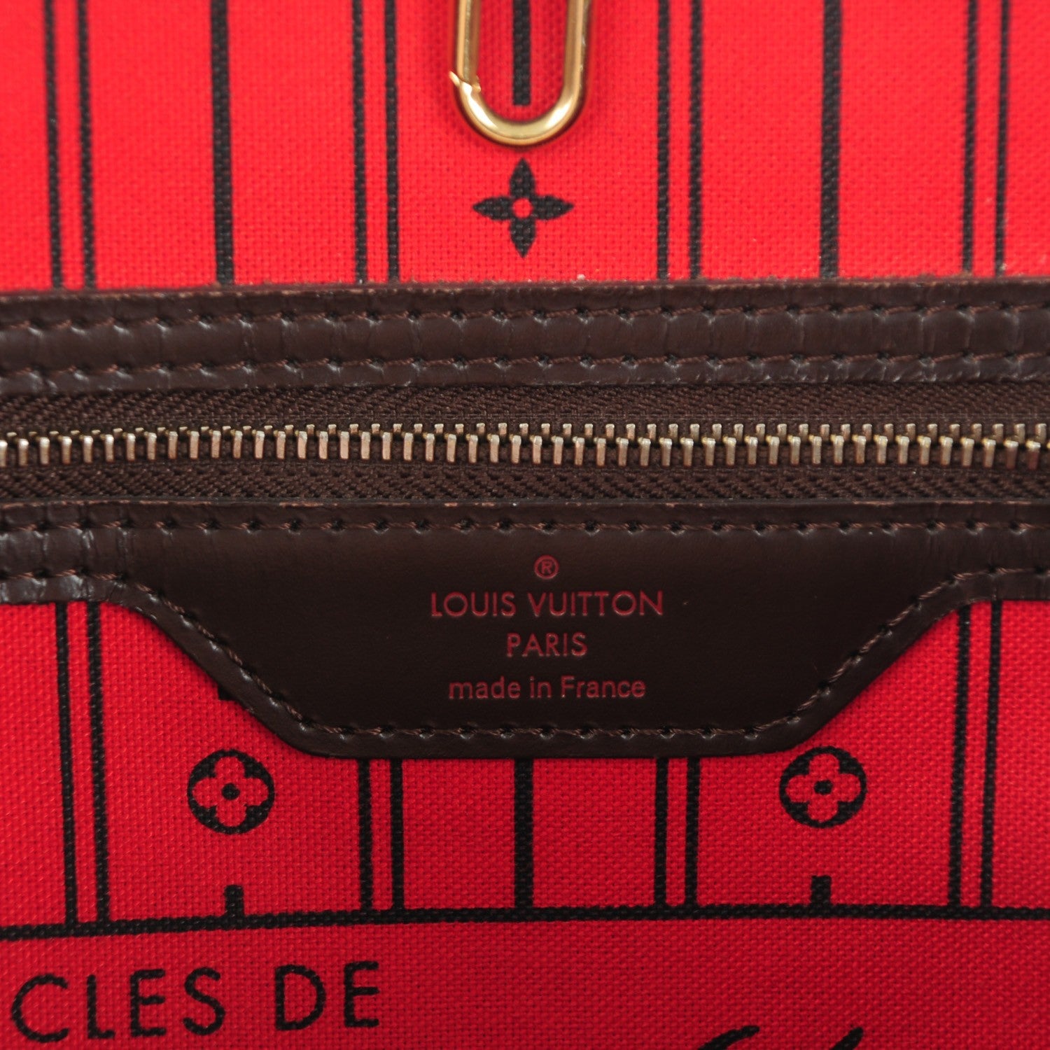 Louis Vuitton Damier Ebene Neverfull MM 6 of 10