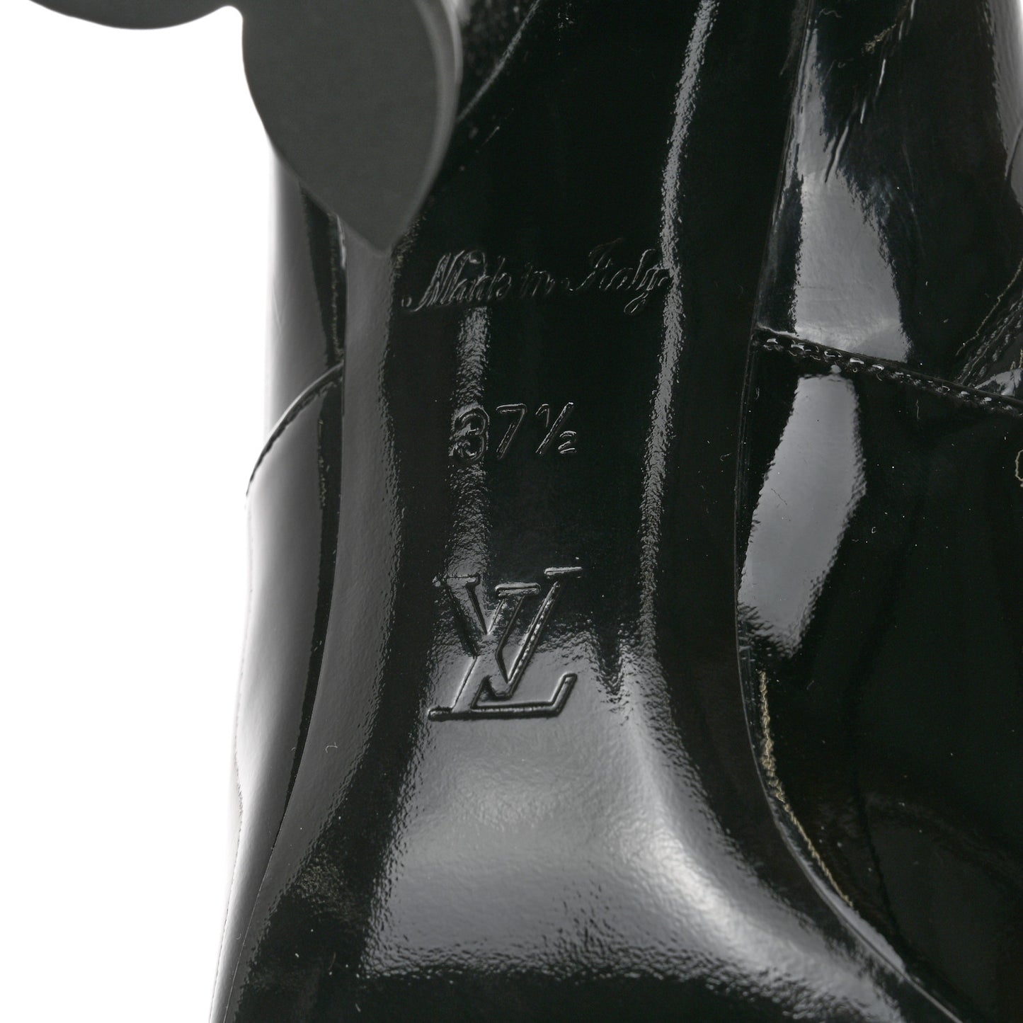 Patent Uniformes Silhouette Ankle Boots 37.5 Black