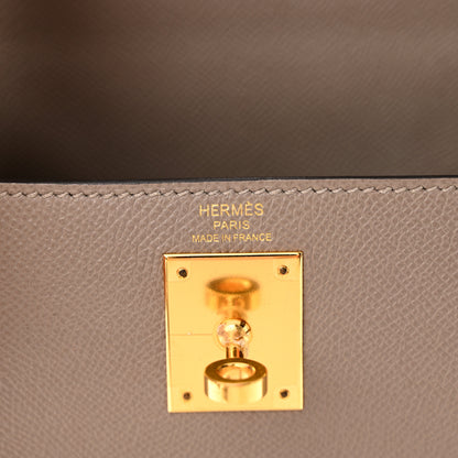 Hermes Epsom Kelly Sellier 28 Gris Asphalte 6 of 12
