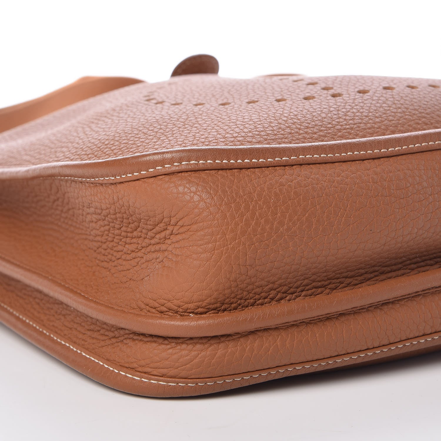 Hermes Taurillon Clemence Evelyne III PM Gold 8 of 9