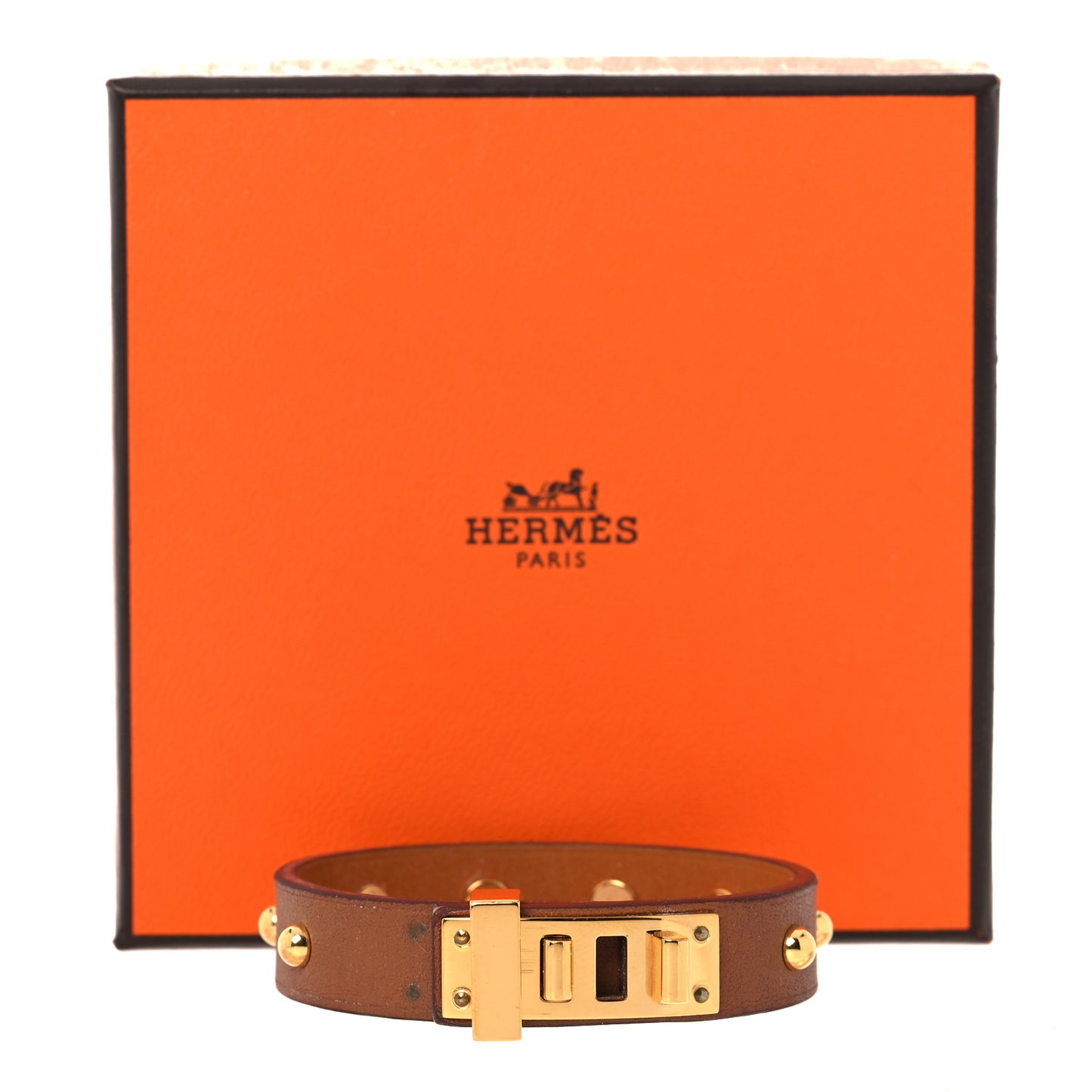 Swift Mini Dog Clous Ronds Bracelet T1 Gold
