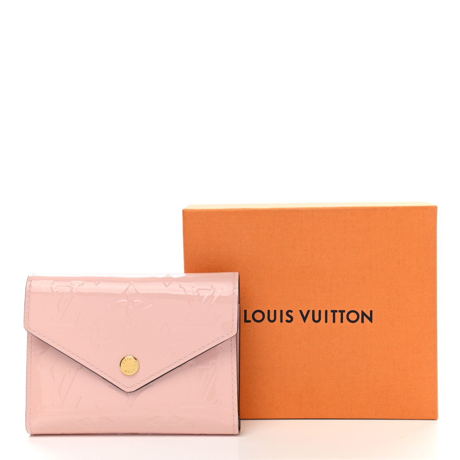 Louis Vuitton Vernis Victorine Wallet Rose Ballerine 9 of 9