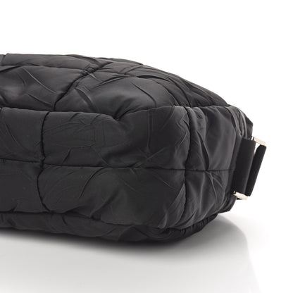 Prada Nylon Tessuto Impuntu Quilted Shoulder Bag Black 8 of 8