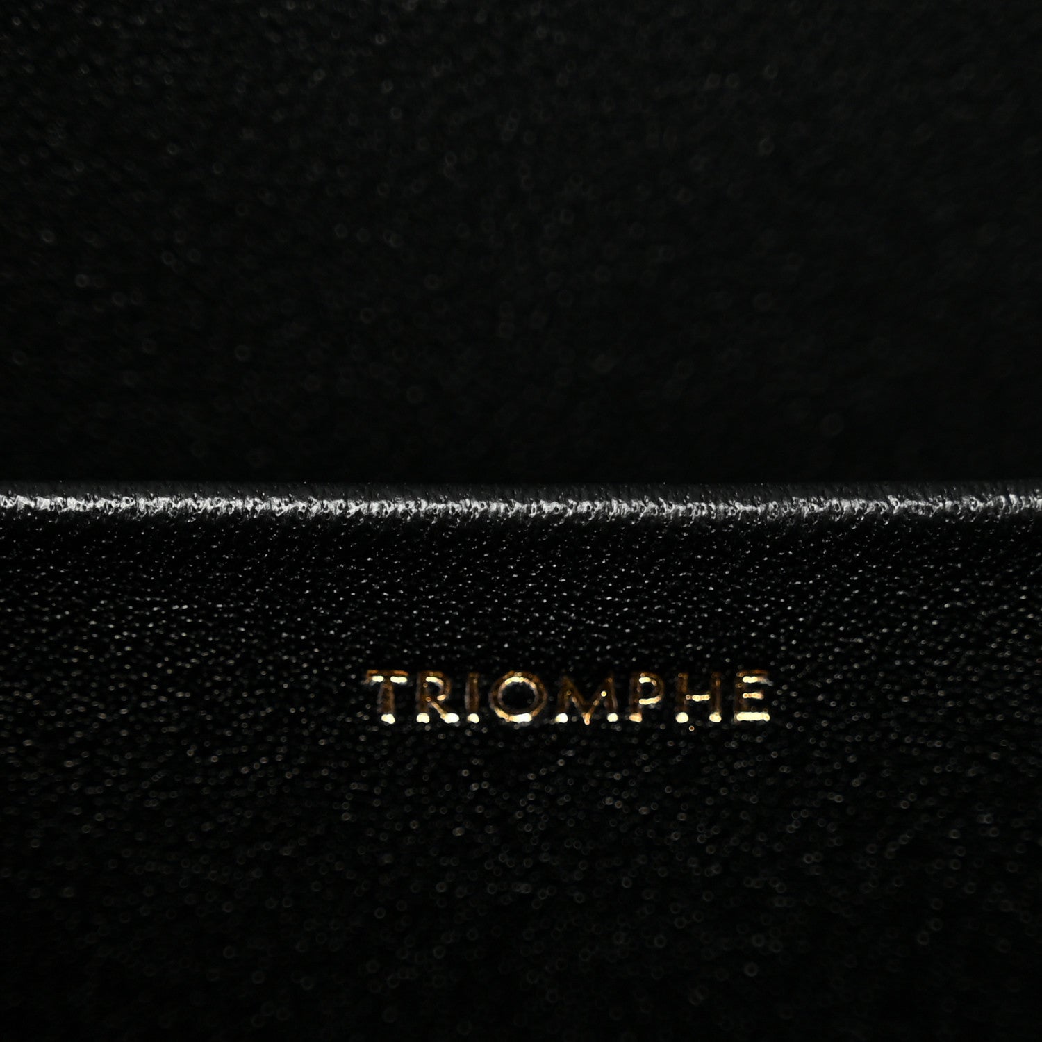 Celine Shiny Calfskin Medium Triomphe Black 7 of 11