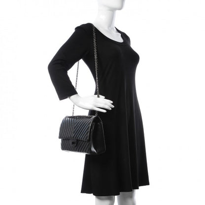 Chanel Aged Calfskin Chevron Quilted 2.55 Reissue 226 So Black 2 of 9