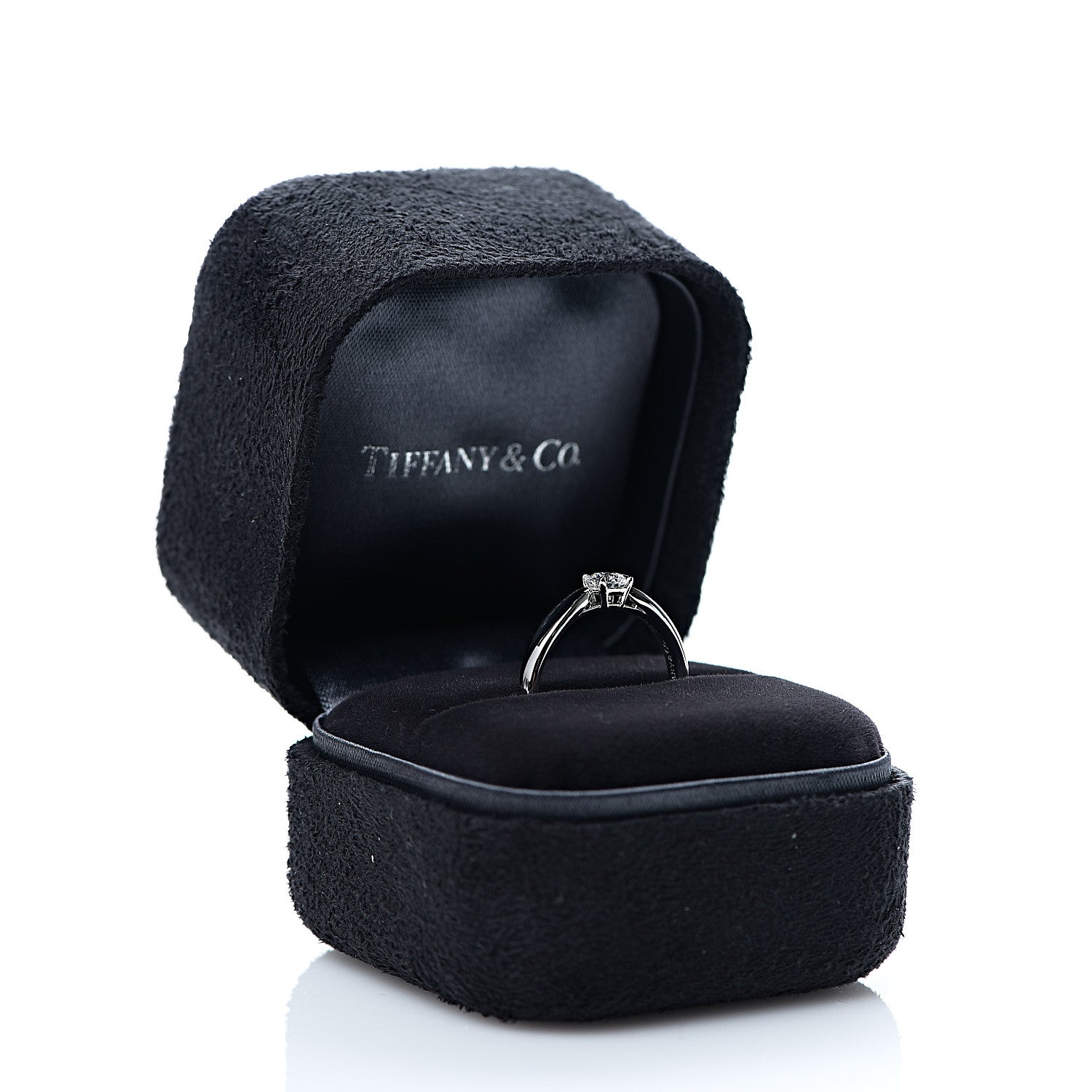 Tiffany Platinum Diamond .28ct Harmony Solitaire Engagement Ring 49 4.75 4 of 4