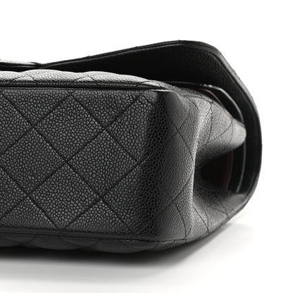 Chanel Caviar Quilted Jumbo Double Flap Black 8 of 8