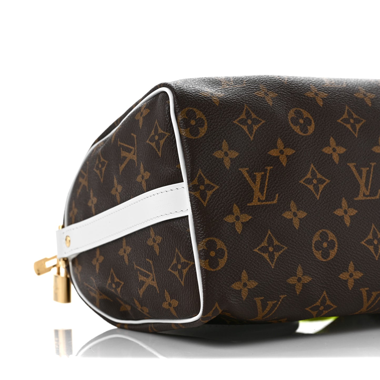 Monogram LV Match Speedy Bandouliere 25 White