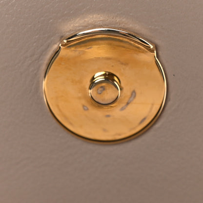 Saint Laurent Calfskin Y Quilted Monogram Toy Loulou Crossbody Bag Taupe 13 of 15