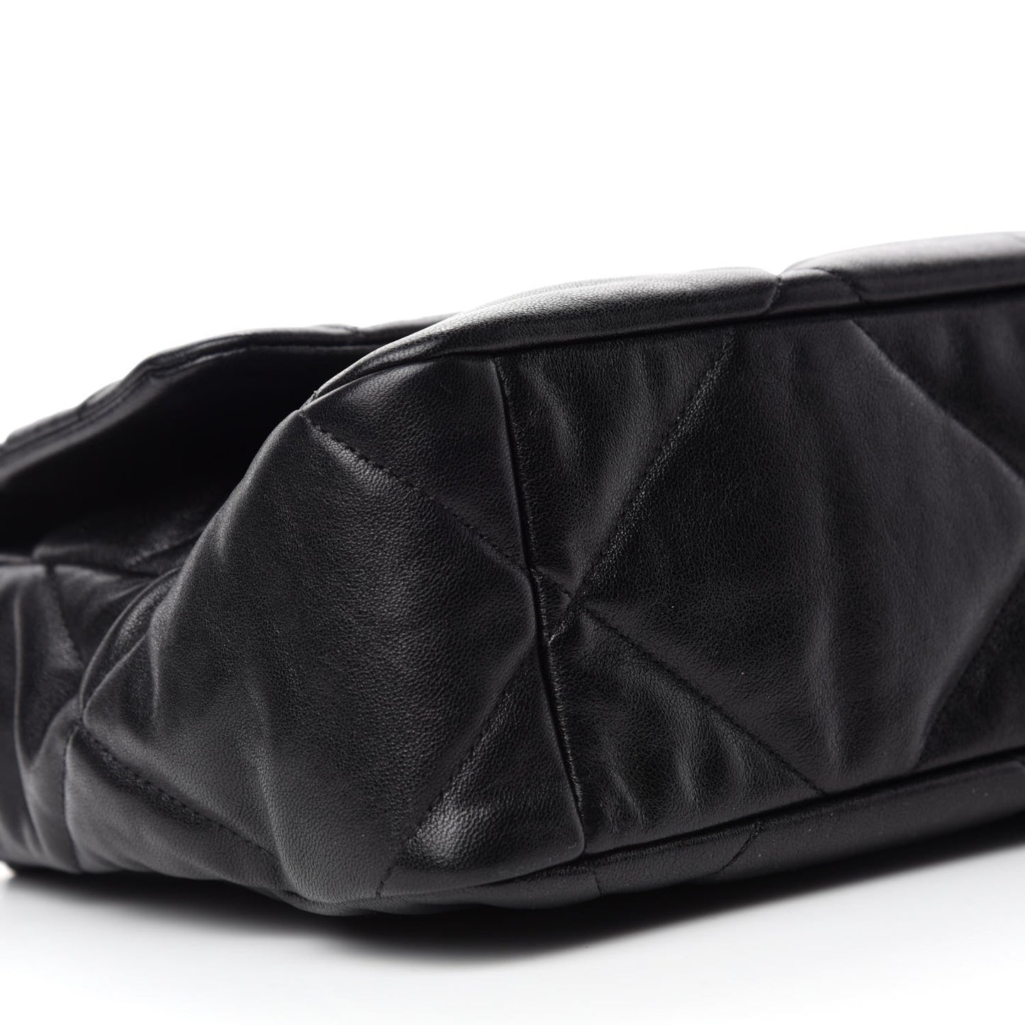 Lambskin Quilted Large Chanel 19 Flap Black