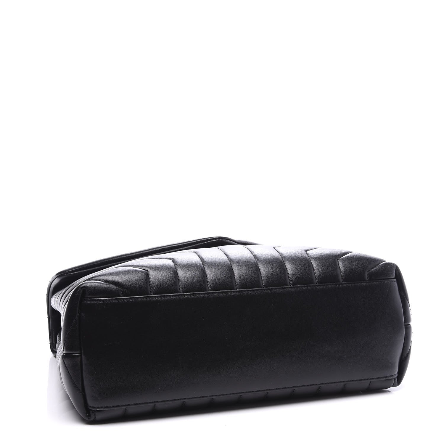 Saint Laurent Calfskin Y Quilted Monogram Medium Loulou Chain Satchel Black 3 of 10
