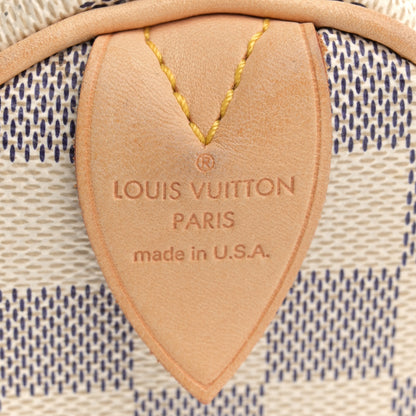 Louis Vuitton Damier Azur Speedy 30 6 of 16
