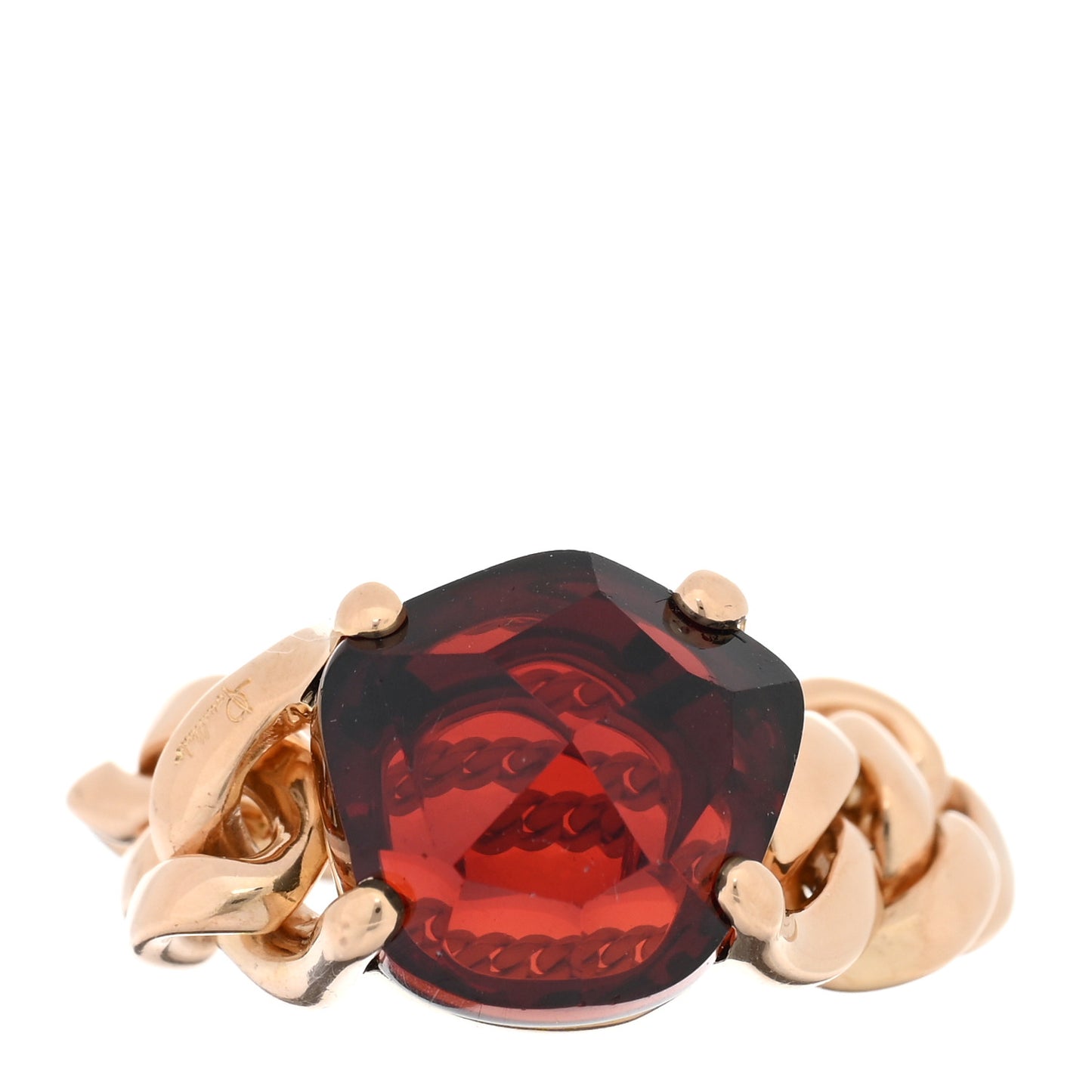 18K Rose Gold Garnet Lola Ring 52 6