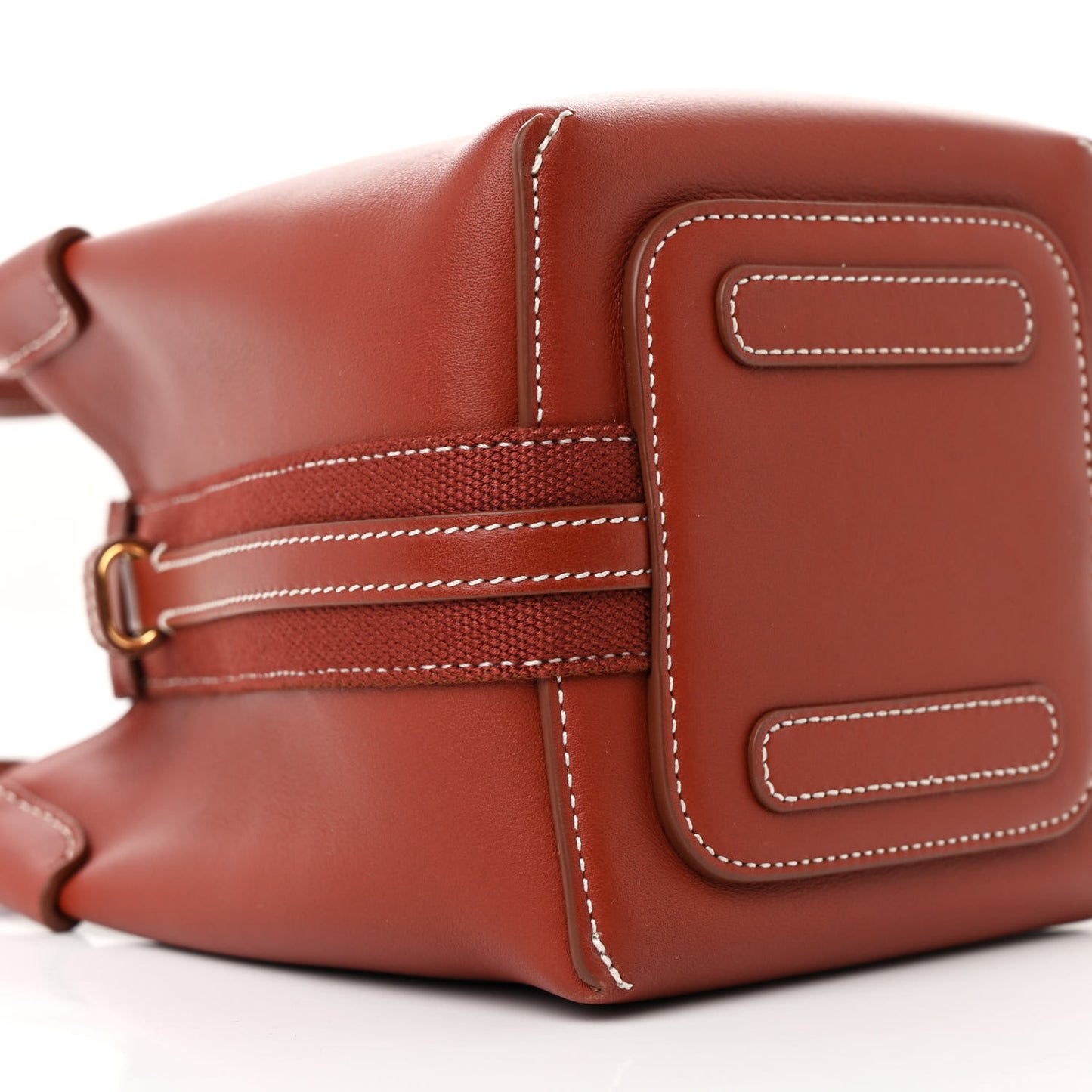 Smooth Calfskin Micro Bale Bag Deep Kummel