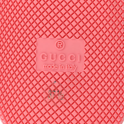 Gucci Demetra Womens Basket Low Top Sneakers 37.5 Spongy Azure Great White Mystic White Box Pink 8 of 9