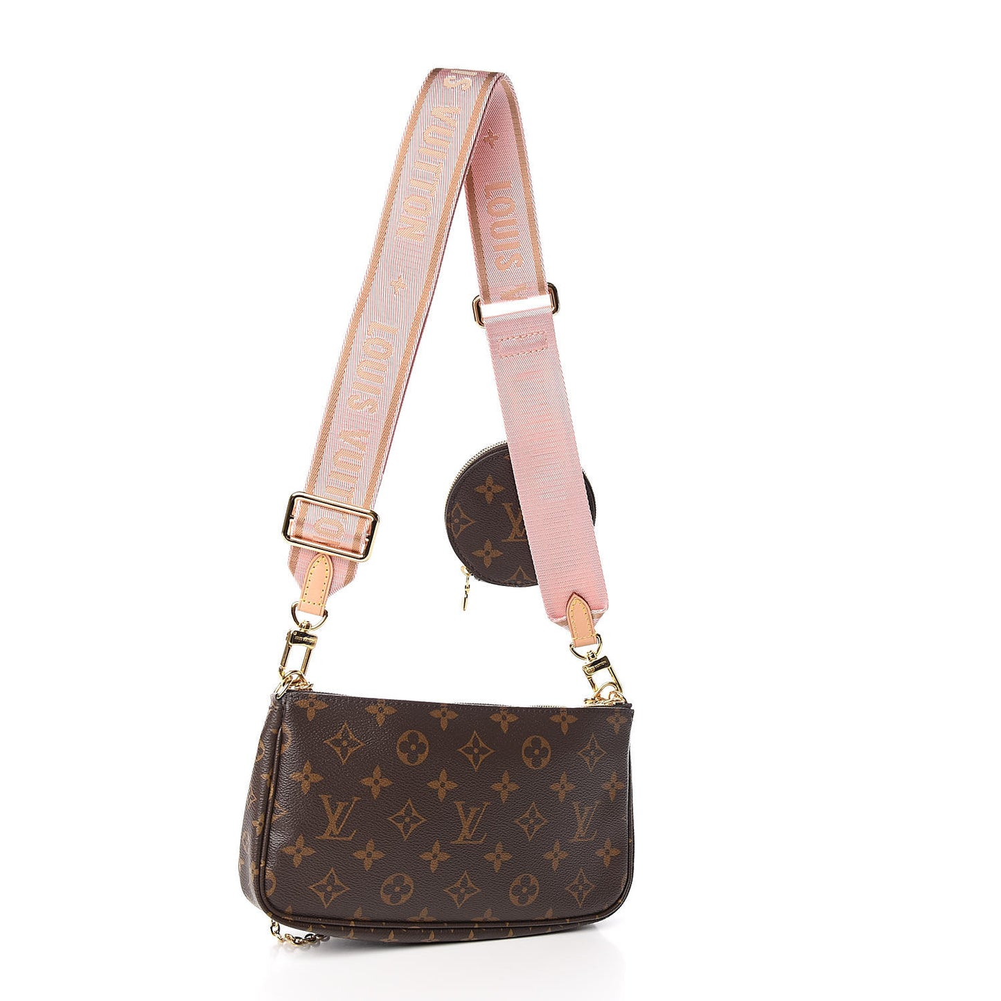 Monogram Multi Pochette Accessories Rose Clair