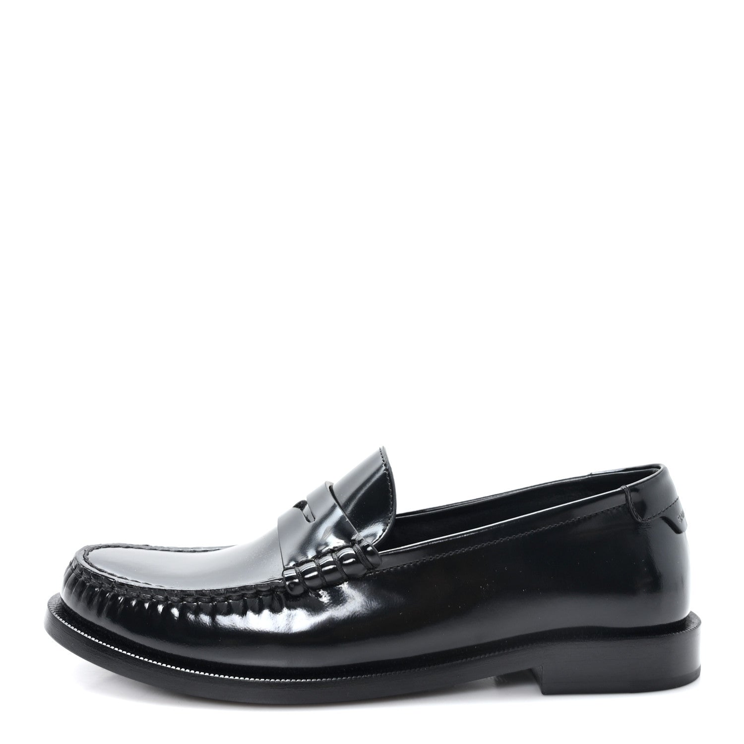 Saint Laurent Magnum Lux Calfskin Le Loafer 15 Moccasins 37 Black 1 of 10