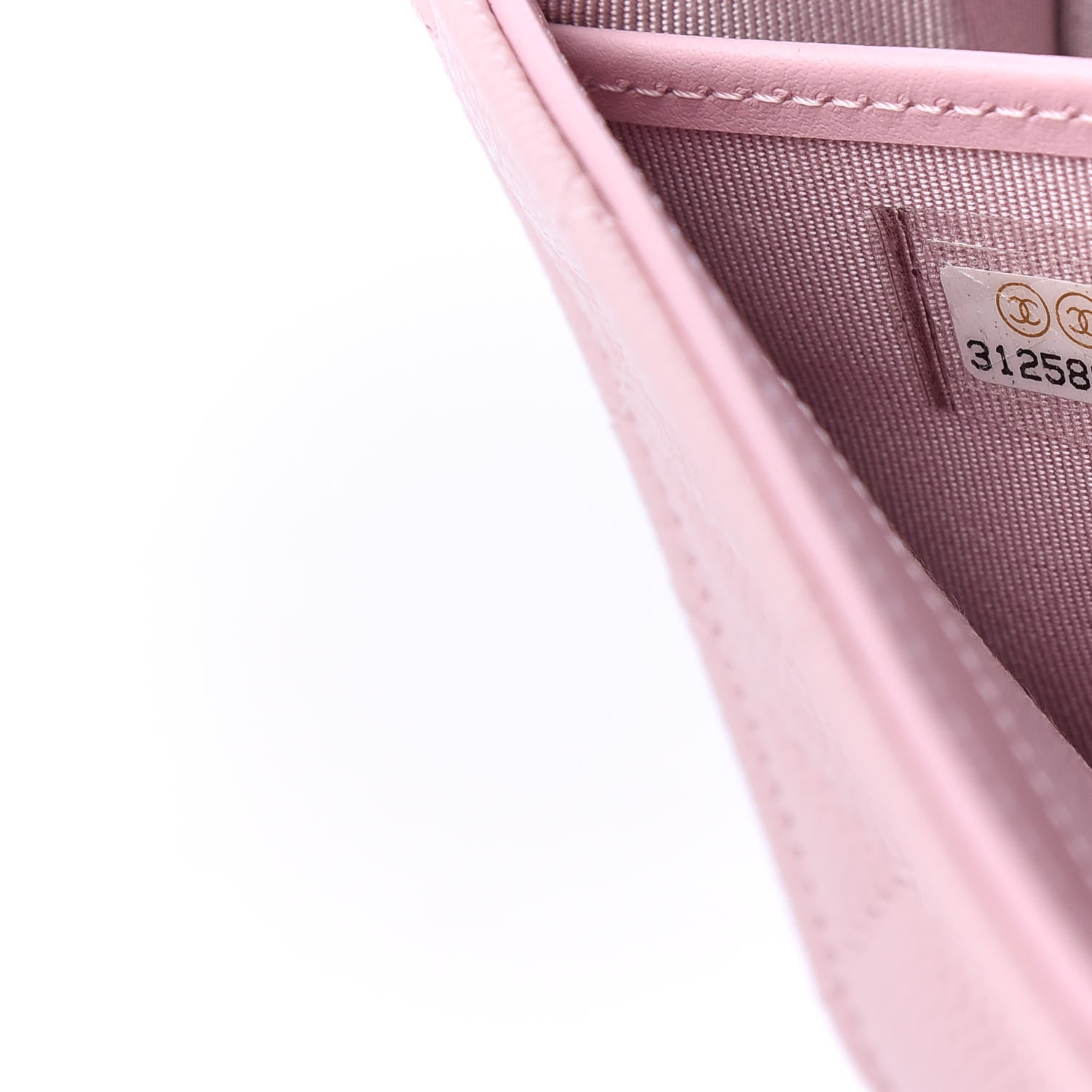 Chanel Caviar Quilted Large Gusset Flap Wallet Light Pink 8 of 9