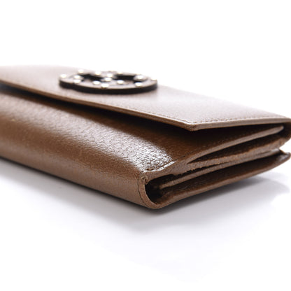 Gucci Calfskin Studded Soho Continental Wallet Brown 8 of 9