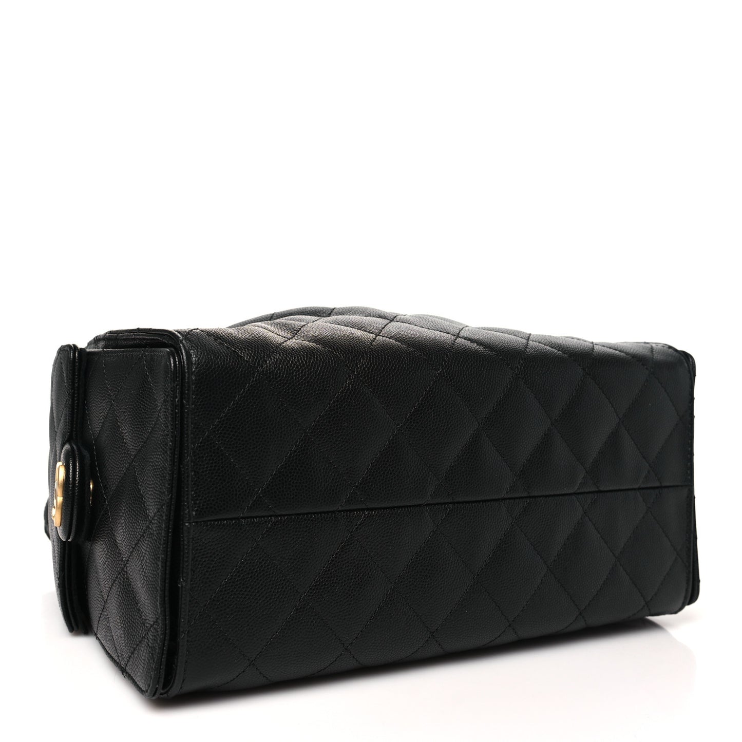 Caviar Quilted Small Chanel 25 Handbag Black