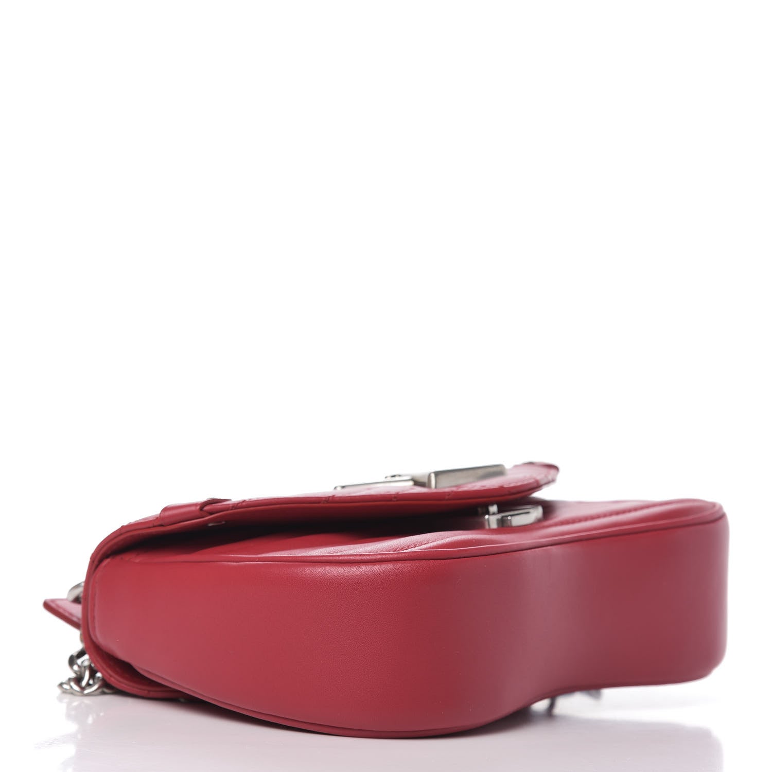 Louis Vuitton Calfskin New Wave Chain PM Scarlet 4 of 10