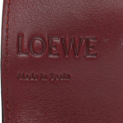 Loewe Pebble Grain Calfskin Anagram Small Vertical Wallet Berry 6 of 10