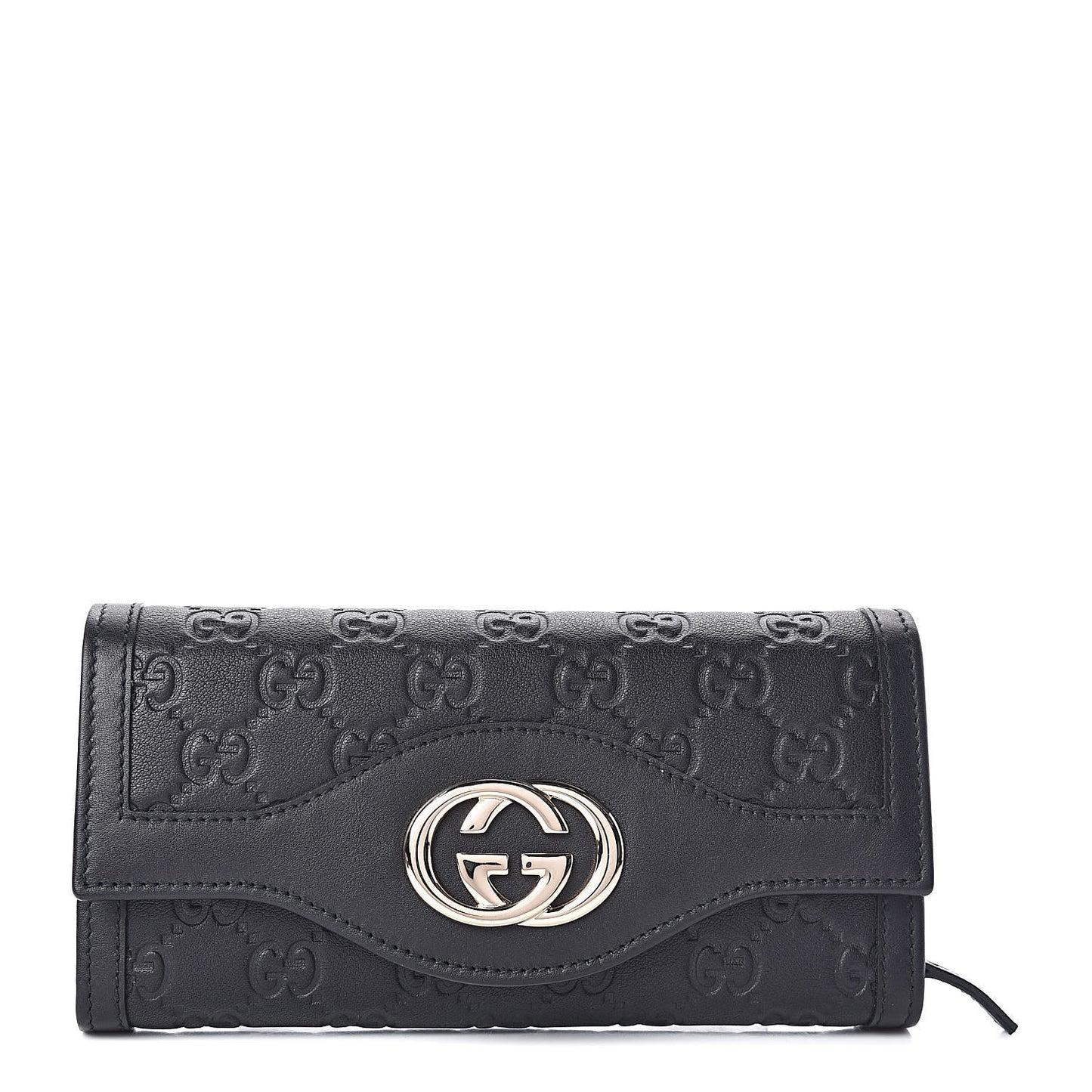 Guccissima Sukey Continental Wallet Continental Wallet Black