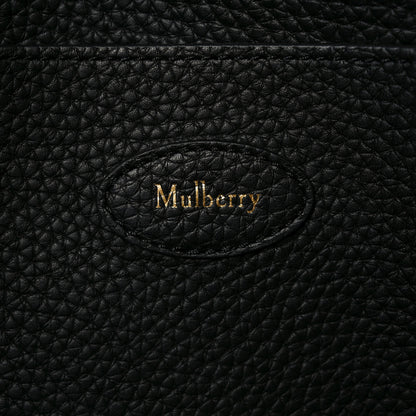 Mulberry Heavy Grain Small Soft Bayswater Satchel Black 5 of 8