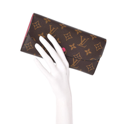 Louis Vuitton Monogram Emilie Wallet Hot Pink 2 of 8