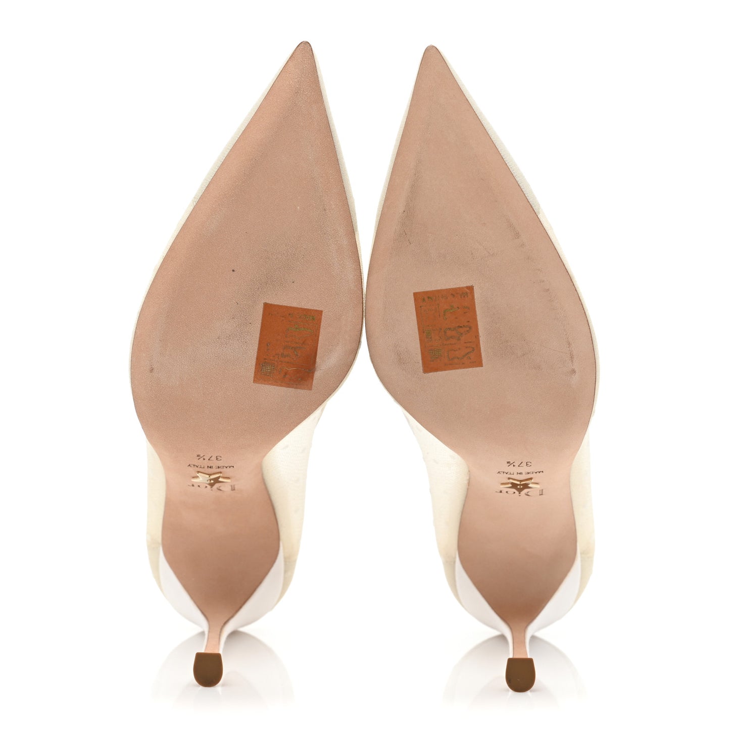 Mesh Plumetis D-Moi Pumps 37.5 White