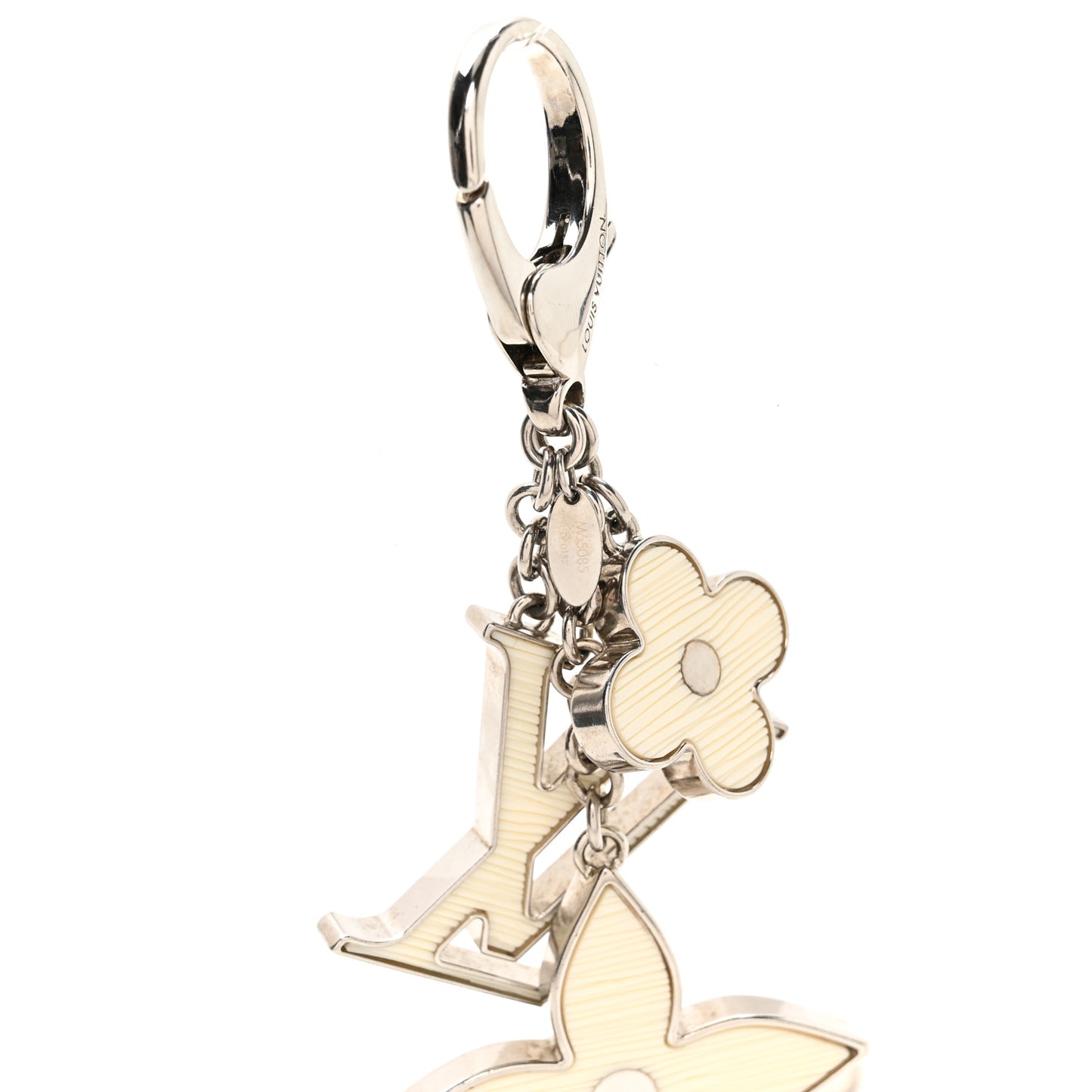 Fleur d Epi Bag Charm Ivory