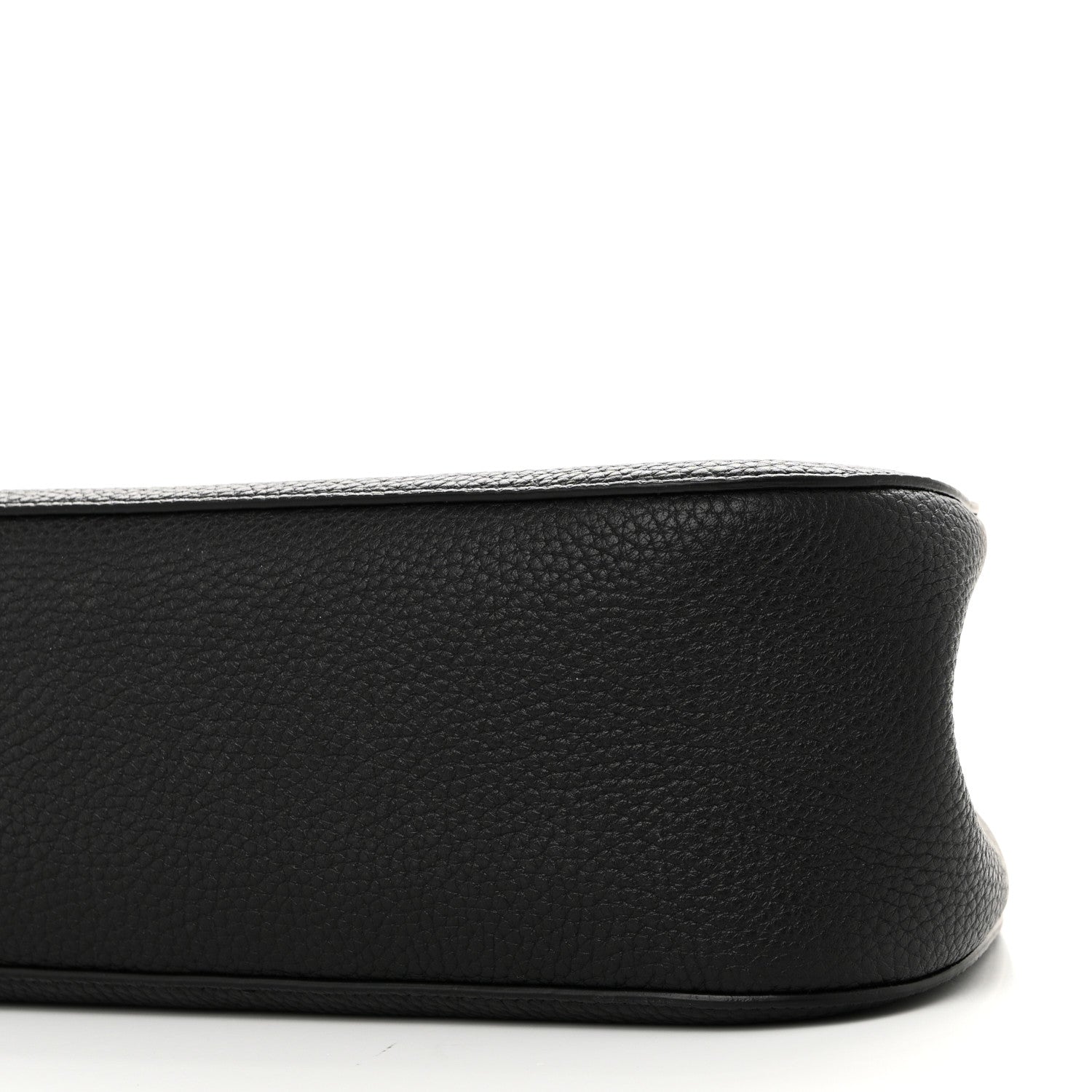 The Row Grained Calfskin Alger Shoulder Bag Black 9 of 9