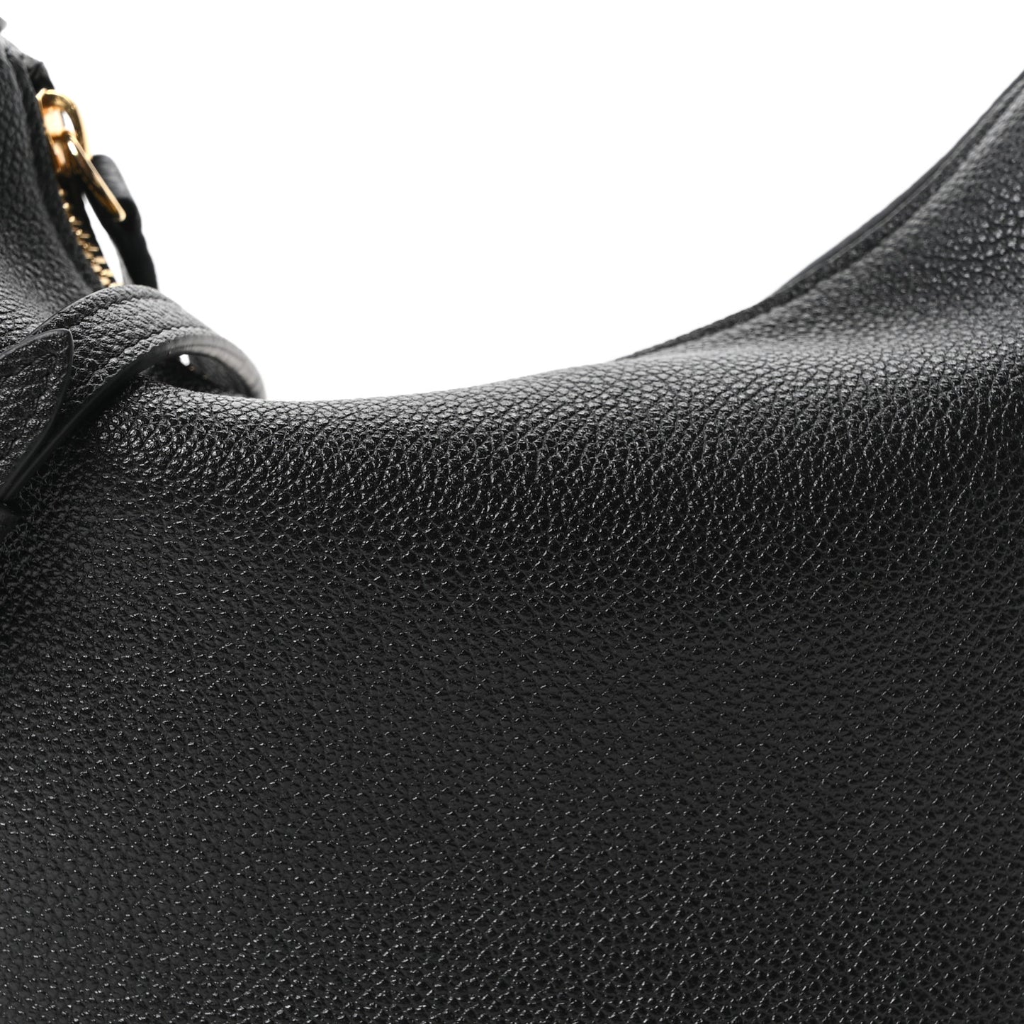 Supple Grained Calfskin Teen Lulu Shoulder Bag Black