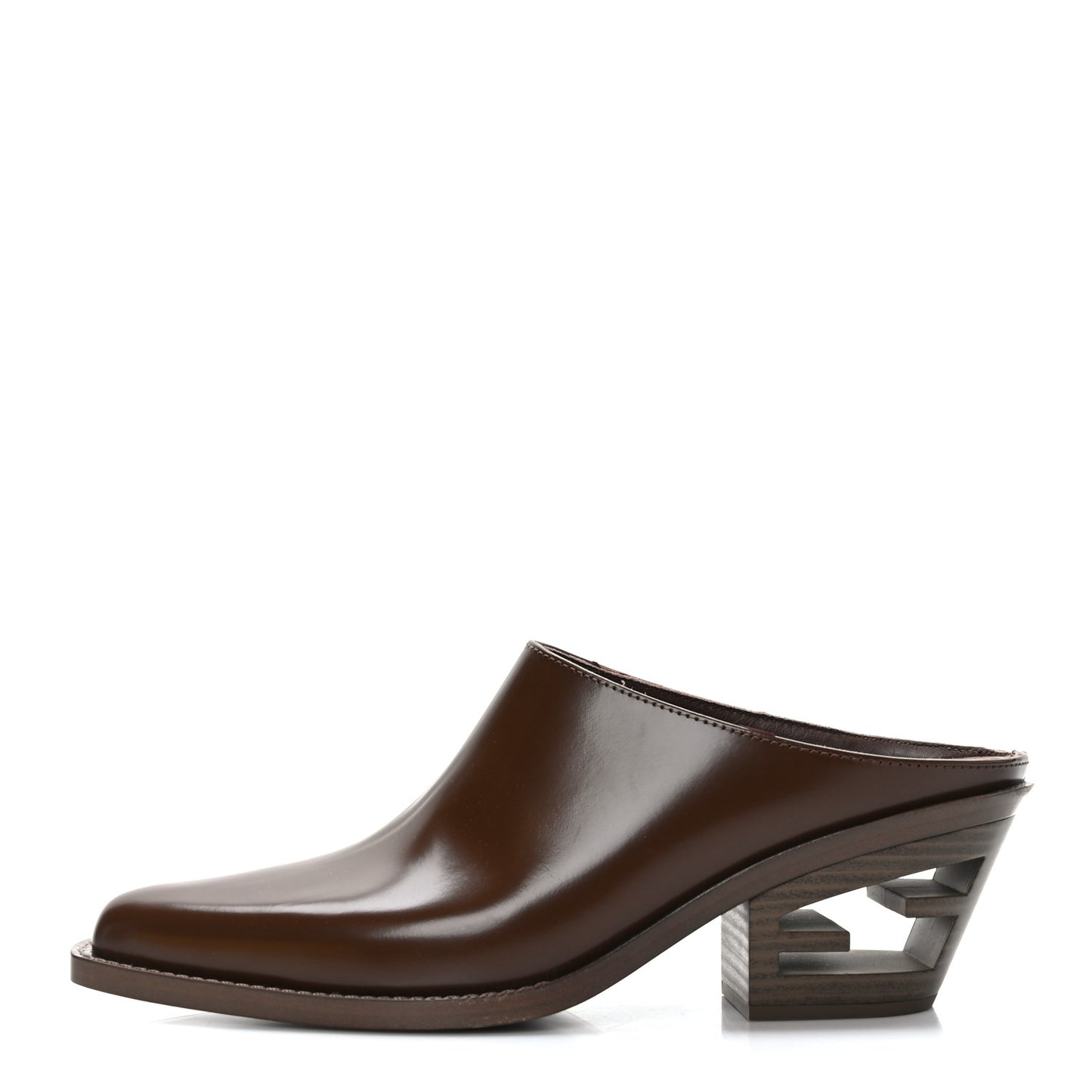 Vitello Abrasivato FF Cut Mules 39 Cuoio