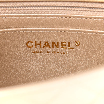 Chanel Metallic Goatskin Quilted Mini Rectangular Flap Gold 7 of 10