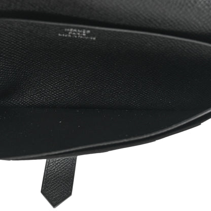 Hermes Epsom Bearn Gusset Wallet Black 6 of 12