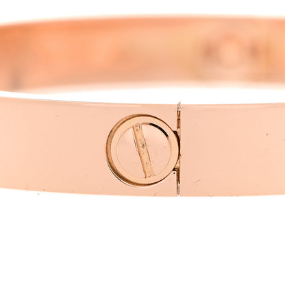 Cartier 18K Pink Gold LOVE Bracelet 15 6 of 7