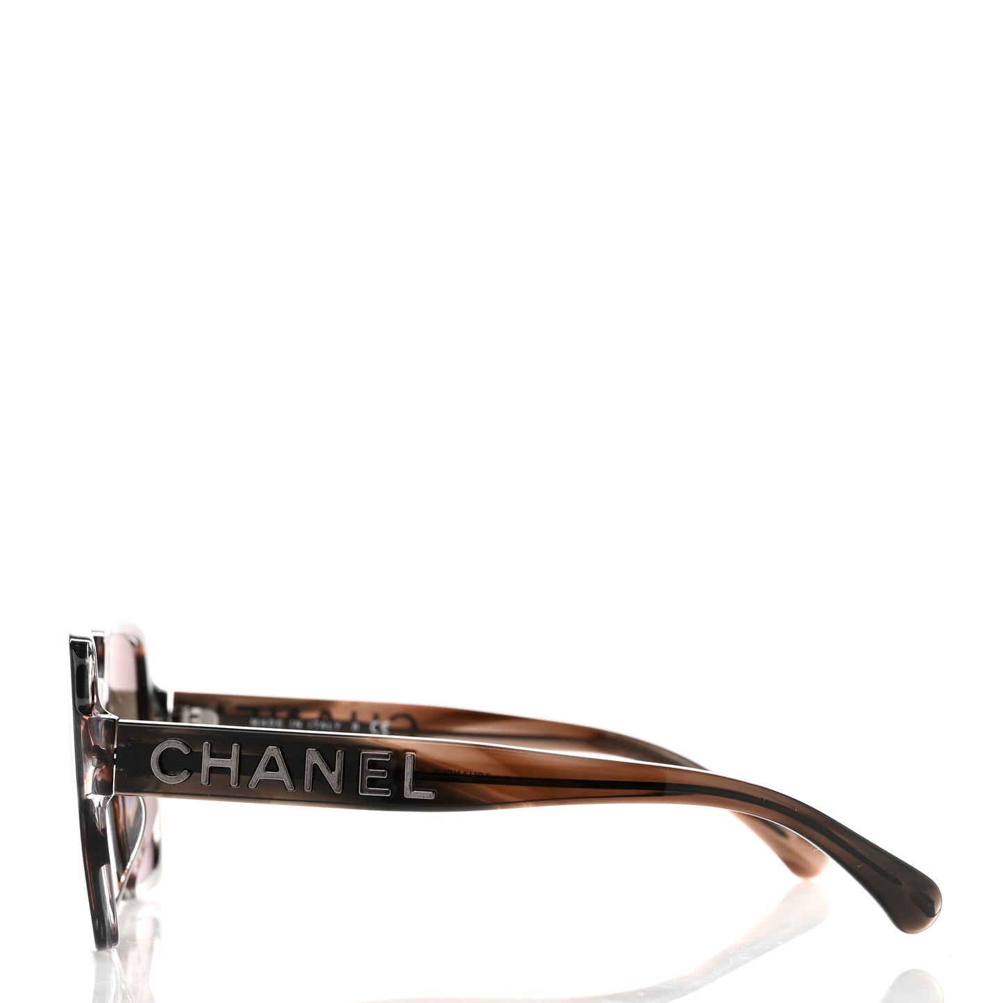 Acetate Polarized Square Sunglasses 5408-A Brown