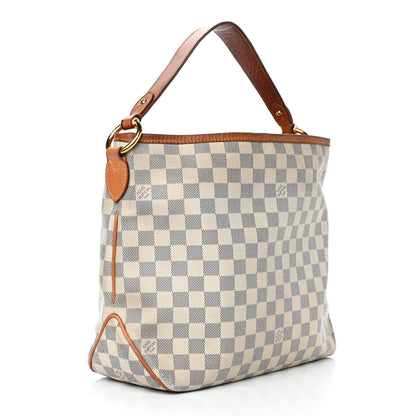 Louis Vuitton Damier Azur Delightful PM Pink 2 of 21