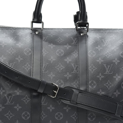 Louis Vuitton Monogram Eclipse Keepall Bandouliere 45 6 of 10
