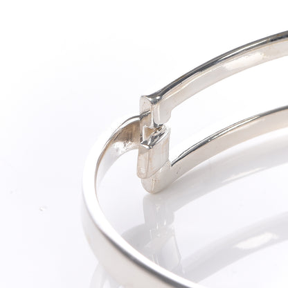 Tiffany Sterling Silver Rectangle Bangle Bracelet 5 of 7