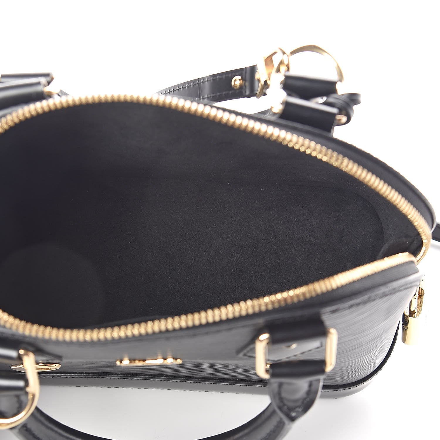 Louis Vuitton Epi Love Lock Alma BB Black 5 of 10