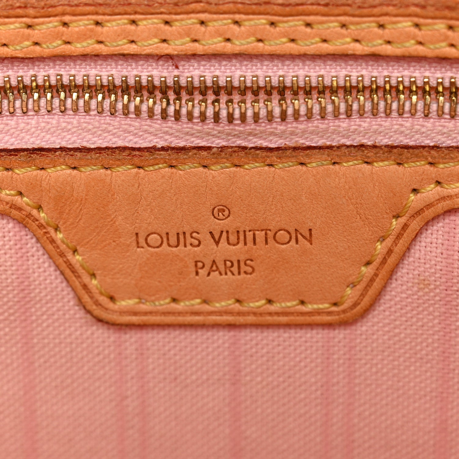 Louis Vuitton Damier Azur Delightful MM Rose Ballerine 6 of 14