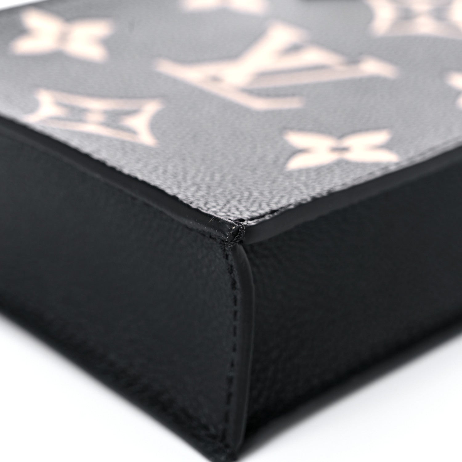 Louis Vuitton Empreinte Monogram Giant Petit Sac Plat Black Beige 10 of 12