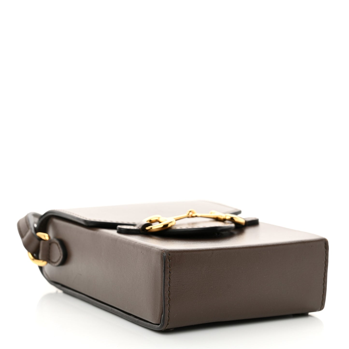 Boarded Plutone Calfskin Mini Horsebit 1955 Crossbody Bag New Acero