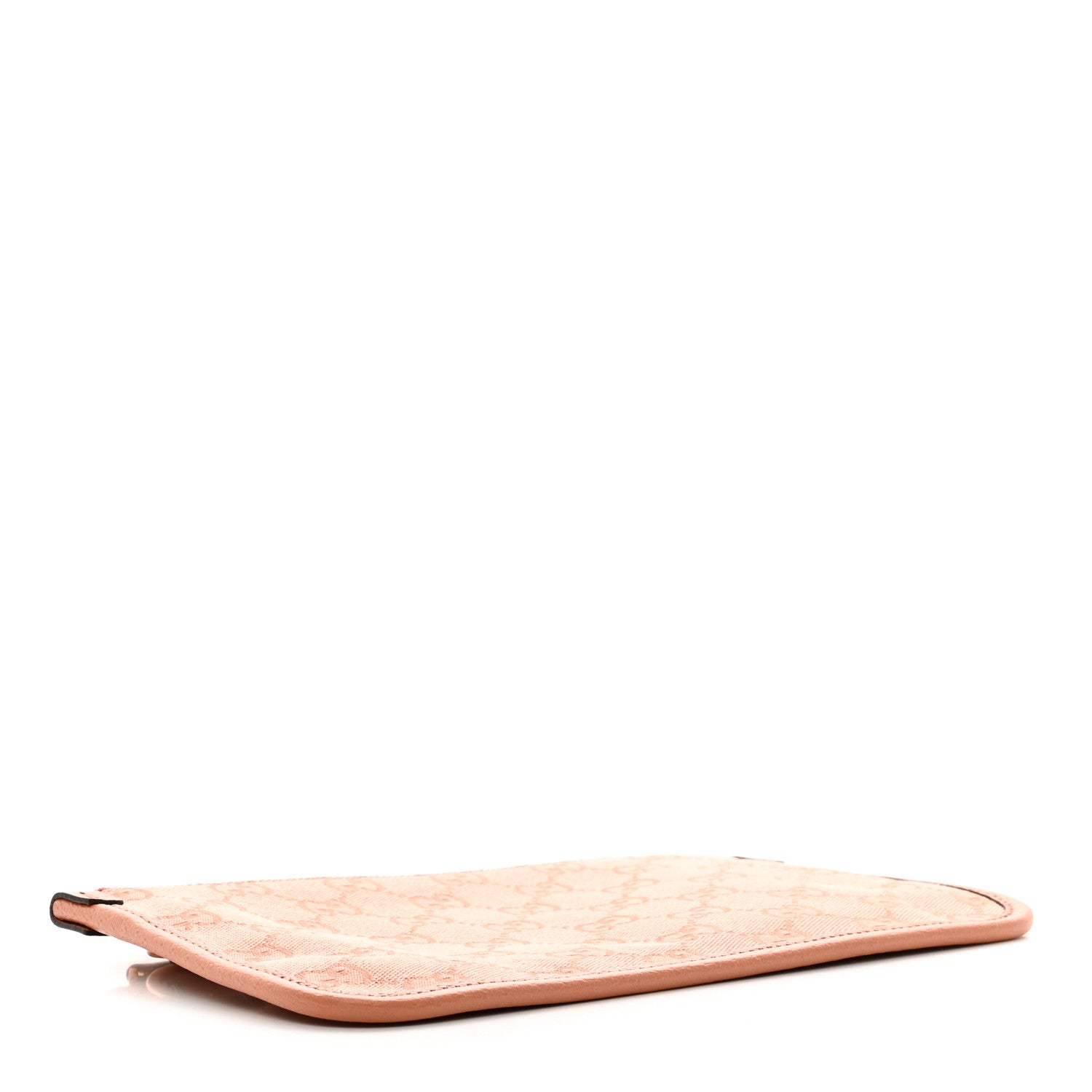 Gucci Monogram Textured Dollar Calfskin Ophidia Shopping Tote Pouch Cloche Rose Pink 4 of 7