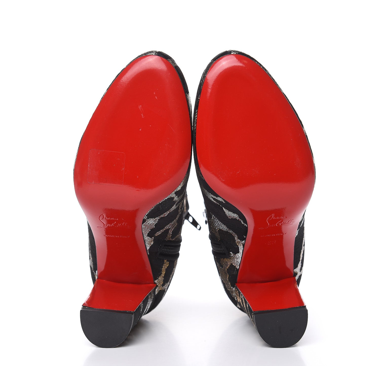 Jacquard Feline Moulamax 85 Booties 36 Black Gold